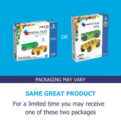 Cars 2 Piece Expansion Set: Green & Yellow